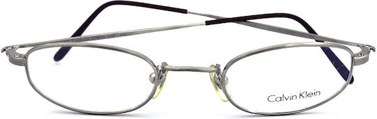 Calvin Klein Children's Metal Eyeglass Frame Silver CK338 542