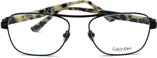 Calvin Klein Men's Metal Prescription Eyeglass Frame Black CK8043 001