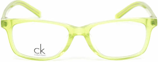 Calvin Klein Children's Plastic Eyeglass Frame Green CK5647S 329