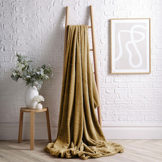 Sidirela Arktos Pătură Sherpa Single 160x220 cm Bej E-2271-1
