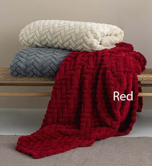 Palamaiki Alexa Decke Sherpa Einzeln 160x220cm Grau