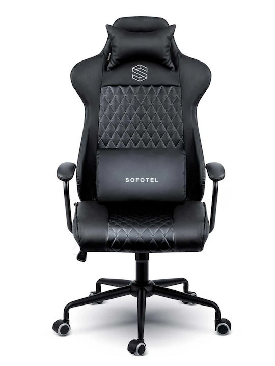 Sofotel DAC-NOP-10010656 Καρέκλα Gaming Δερματίνης Μαύρη