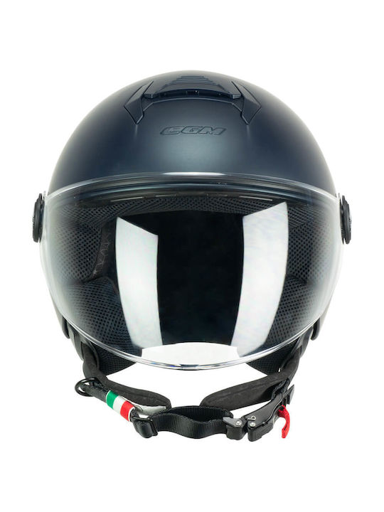 CGM Flo Mono 167A Petrol Satin Κράνος Μηχανής Jet ECE 22.06 1050gr