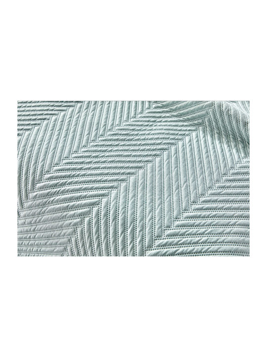 Guy Laroche Bone Σετ Κουβερλί Ημίδιπλο Microfiber Bone Mint 180x240cm 2τμχ