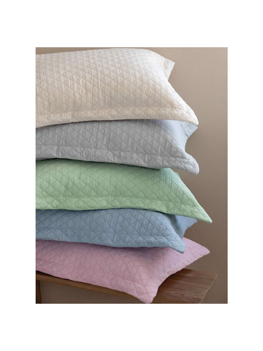 Palamaiki Jenn Σετ Κουβερλί Υπέρδιπλο Microfiber Mint 220x240cm 3τμχ