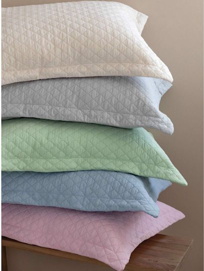 Palamaiki Jenn Σετ Κουβερλί Υπέρδιπλο Microfiber Mint 220x240cm 3τμχ