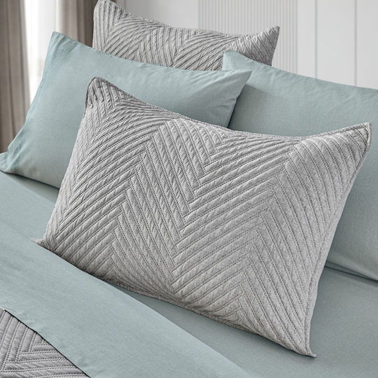 Guy Laroche Bone Подредба Покривало Полутораспално Микрофибър Bone Grey 180x240см 2бр