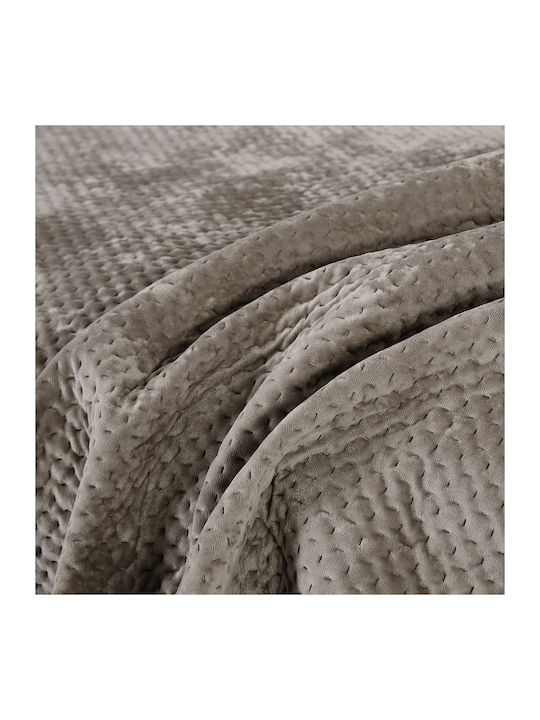 Liolios Home Element Coverlet King Size Taupe 260x240cm