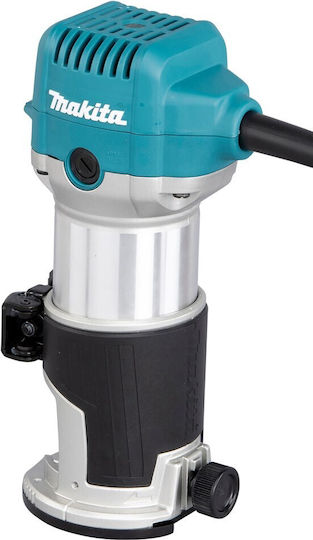 Makita RT0702C Einstechfräser 710W mit Geschwindigkeitsregelung und mit Absaugsystem