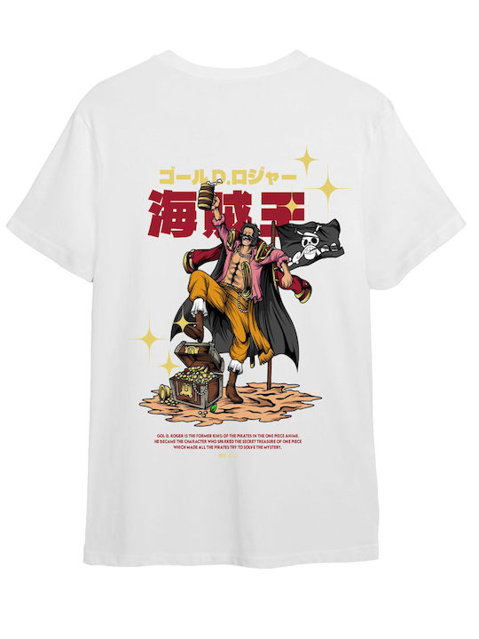 Pop Culture Roger T-shirt One Piece Λευκό