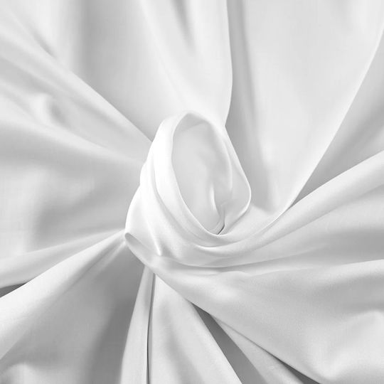 Olia Home Hotel Sheet White Queen Size 220x240cm 1pcs