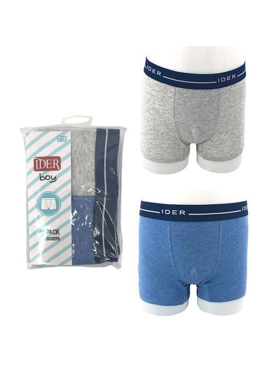 IDER Set of Kids' Boxers Grey