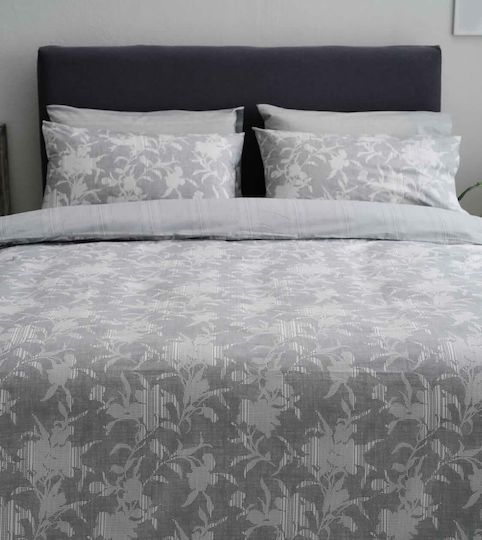Vesta Home NEFELI-1 Cuvertură Extra-dublu Bumbac Gri 230x260cm