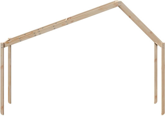 Беседка Легло Кафяв 203x95.5x142см