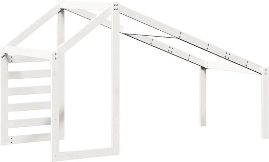 Bettgestell Bett Weiß 198x97x113cm
