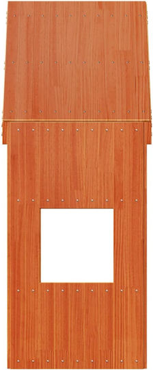 Κιόσκι Κρεβατιού Καφέ 99x55x139.5cm