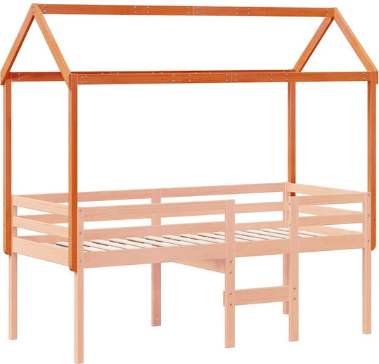 Κιόσκι Κρεβατιού Καφέ 217x85.5x154cm