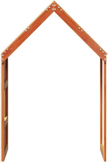 Κιόσκι Κρεβατιού Καφέ 99x55x139.5cm