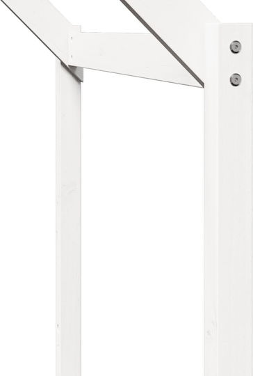 Беседка Легло Бял 203x80.5x142см