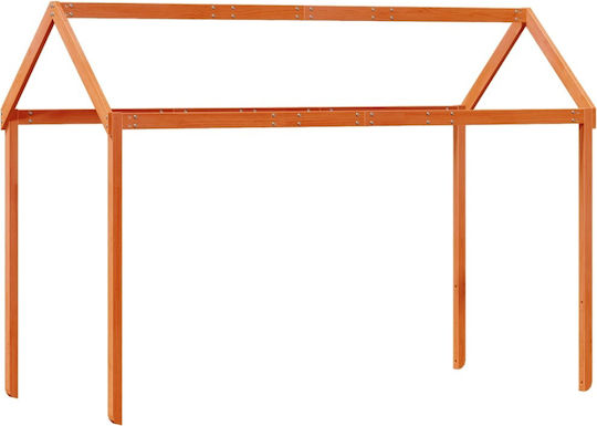 Κιόσκι Κρεβατιού Καφέ 207x95.5x159cm