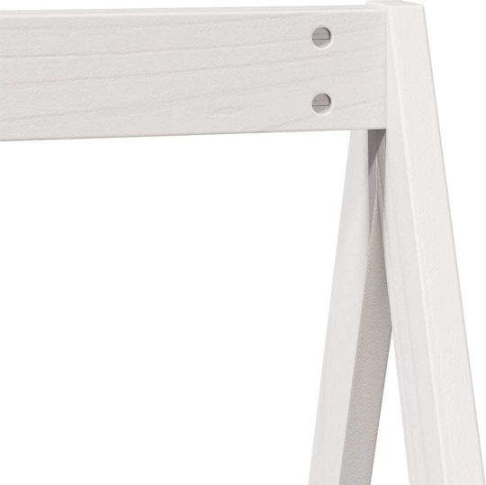 Κιόσκι Κρεβατιού Λευκό 209x95.5x88cm