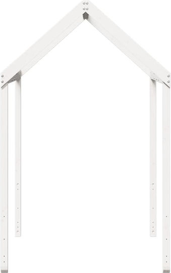 Bettgestell Bett Weiß 217x85.5x154cm