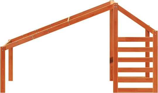 Κιόσκι Κρεβατιού Καφέ 188x82x113cm