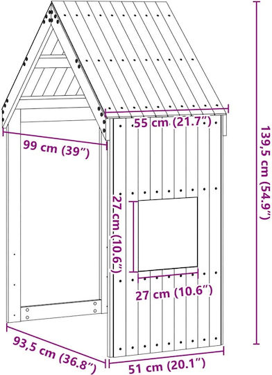 Κιόσκι Κρεβατιού Λευκό 99x55x139.5cm