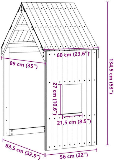 Bed Accessories Brown 89x60x134.5cm
