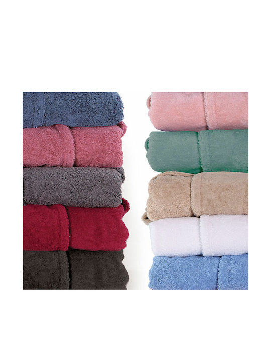 Nef-Nef Homeware Status Bathrobe with Collar Anthracite 450gr/m² 010676