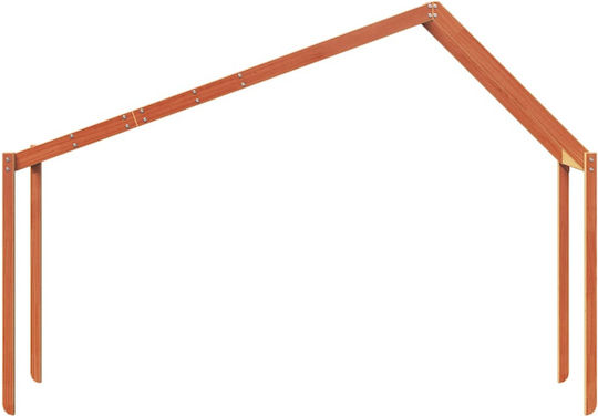 Bed Accessories Brown 213x85.5x144.5cm