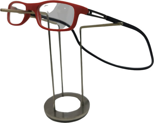 Chris Nimor Metallisch Brillenrahmen Rot 601-C38