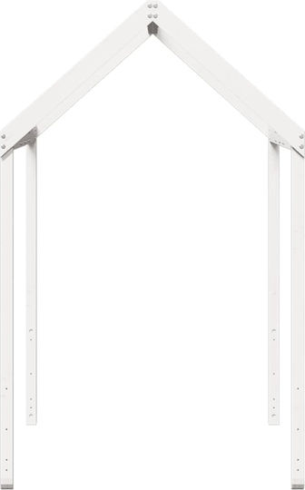 Κιόσκι Κρεβατιού Λευκό 217x95.5x159cm