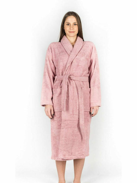 Flamingo 73 Bathrobe with Collar 450gr/m²