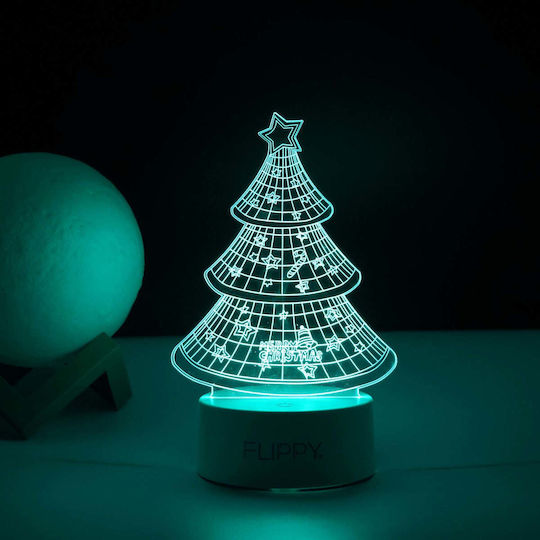 cu lumină LED Decorațiune de Crăciun Plastic Braduleț 21cm. Electrică