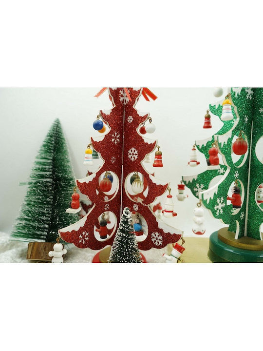 Weihnachtsdekoration Baum Klassisch 33cm Rot