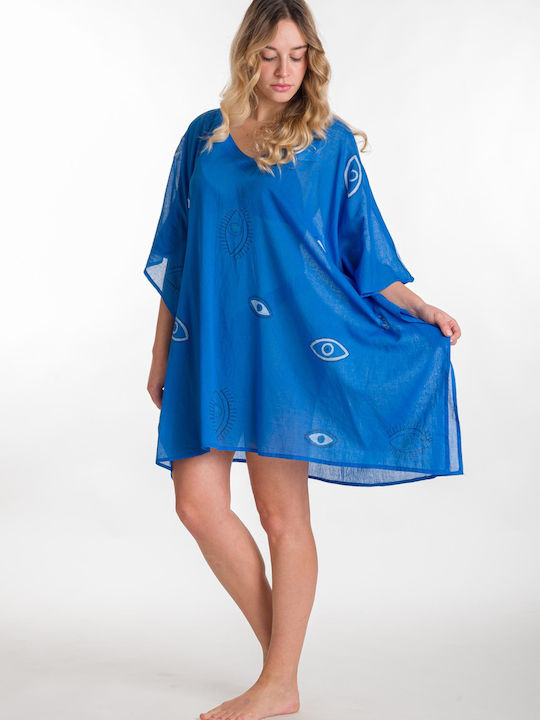 Rima Beachwear Women's Caftan Beachwear Blue