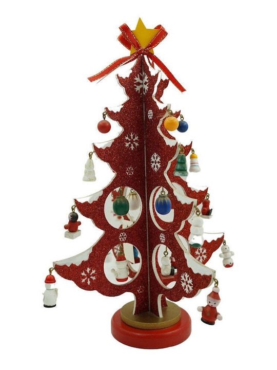 Weihnachtsdekoration Baum Klassisch 33cm Rot