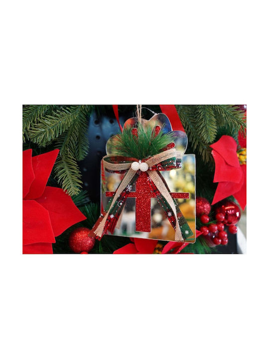 Ornament suspendat Cadou Alb 15x14buc