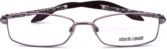 Roberto Cavalli Metal Eyeglass Frame Burgundy RC691 072