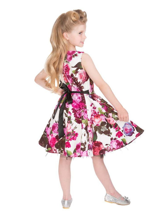 Kids Dress Tulle Floral Multicolour