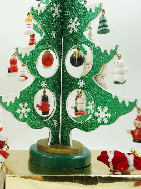 Weihnachtsdekoration Baum 33cm Grün