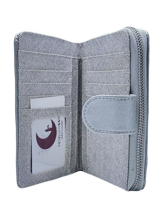 Large Women's Wallet Classic Silver