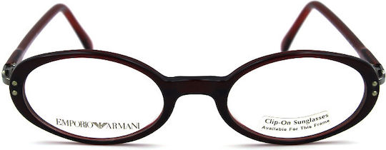 Emporio Armani Σκελετός Γυαλιών Μπορντό EA570 340
