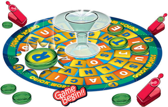 Board Game Quick Word Game for 2-4 Players 5+ Years Old (EN) Bufnitel