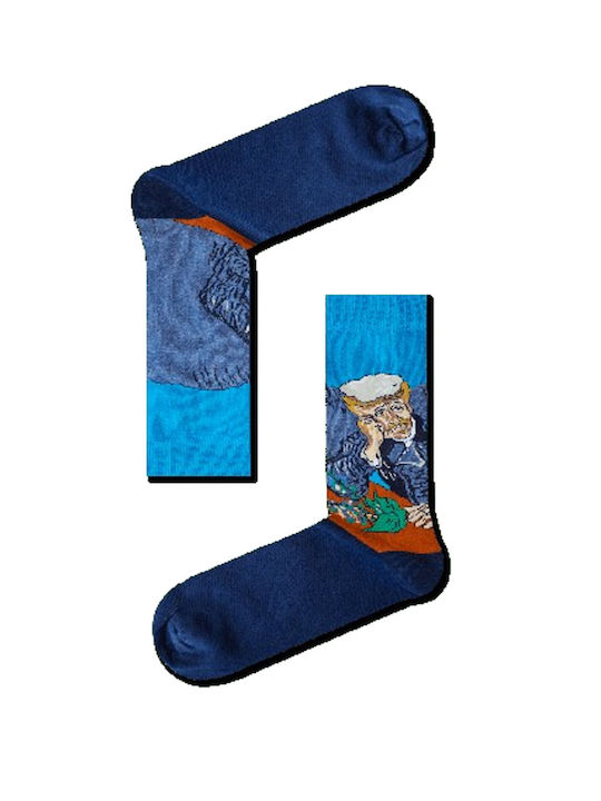 Ekmen Van Gogh Men's Socks BLUE