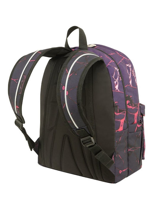 Polo Original Double Scarf School Bag Backpack Junior High-High School in Purple color 30lt 2023