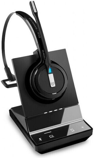 Epos IMPACT SDW 5016T MS-Mono 3-in-1 Drahtlos Auf dem Ohr Multimedia-Headsets mit Mikrofon in Schwarz Farbe
