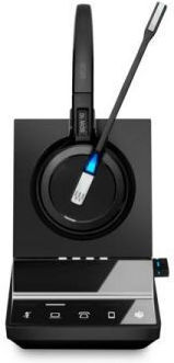 Epos IMPACT SDW 5016T MS-Mono 3-in-1 Drahtlos Auf dem Ohr Multimedia-Headsets mit Mikrofon in Schwarz Farbe