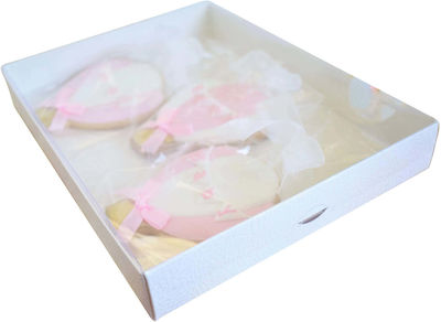 Plastic Box for Gift Transparent 25x3.5x19cm.